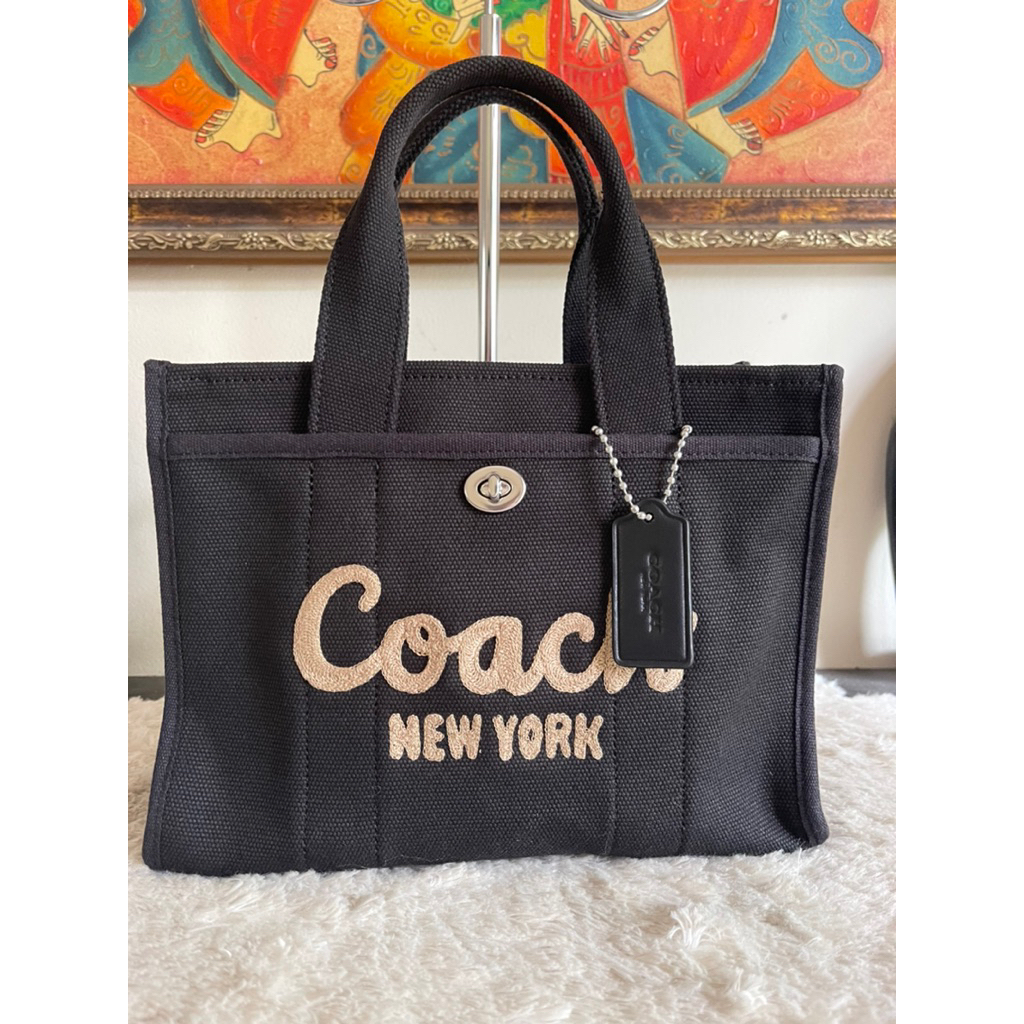 M0128 - COACH CARGO TOTE 26 BLACK