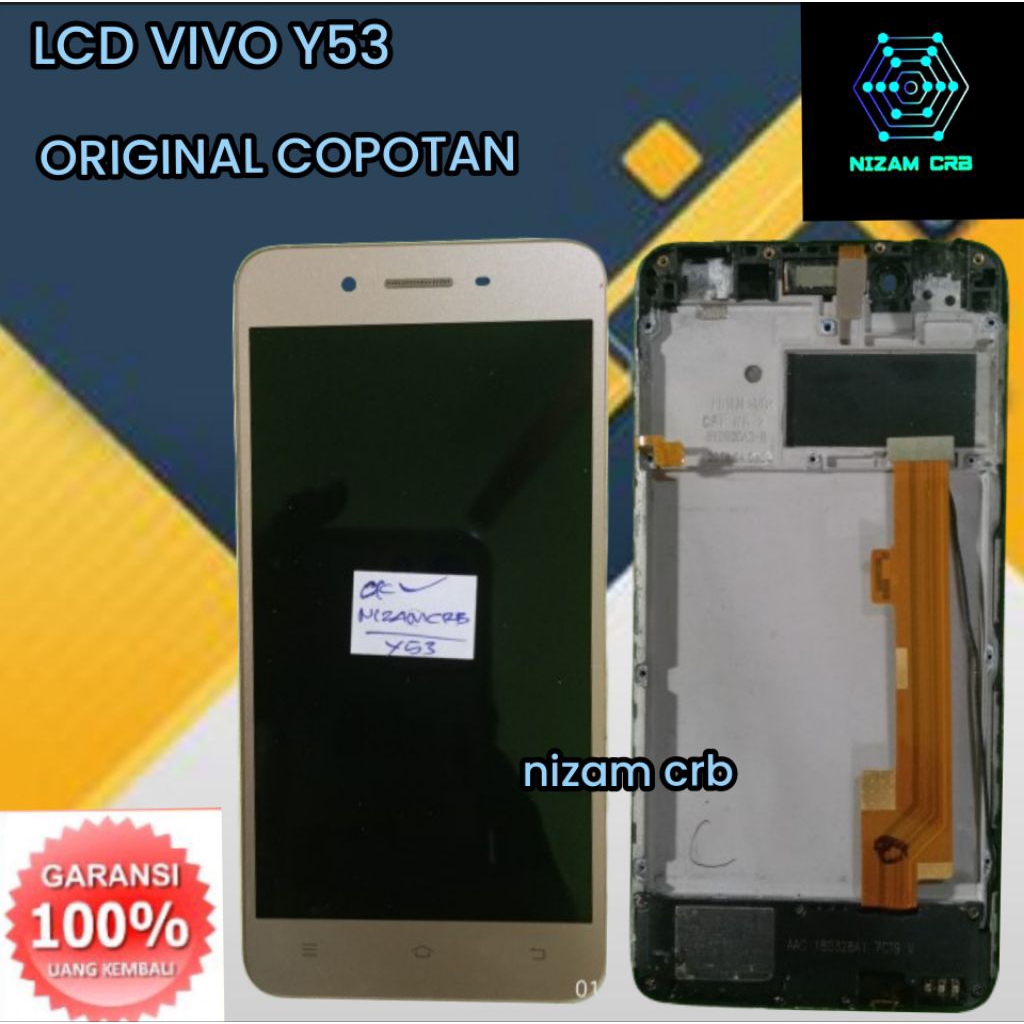 Lcd VIVO Y53 Fullset Original Copotan Bergaransi
