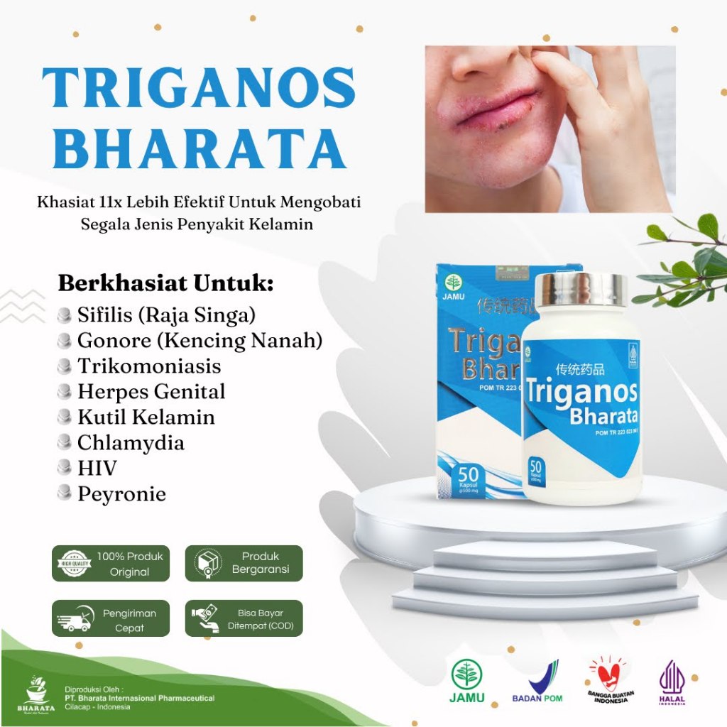 Obat Sipilis - Gonore - Kencing Nanah - HIV - Triganos Bharata