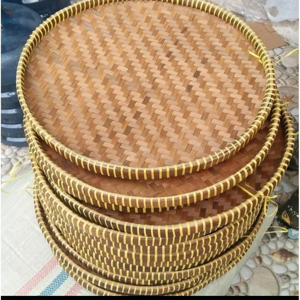 Tampah tumpeng mini wadah traditional Dari Bambu