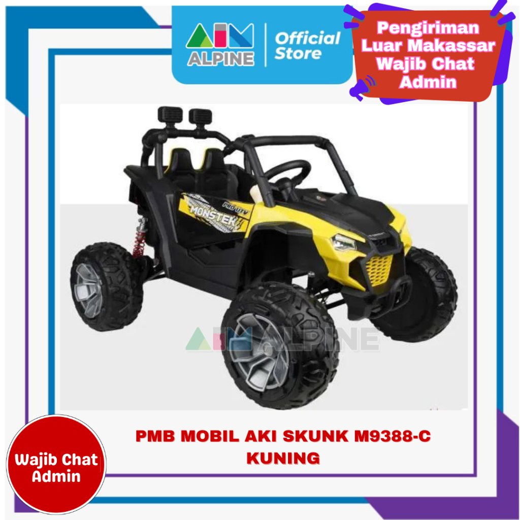 PMB MOBIL AKI SKUNK M9388-C BAN EVA - MOBIL AKI ANAK REMOTE DAN MANUAL