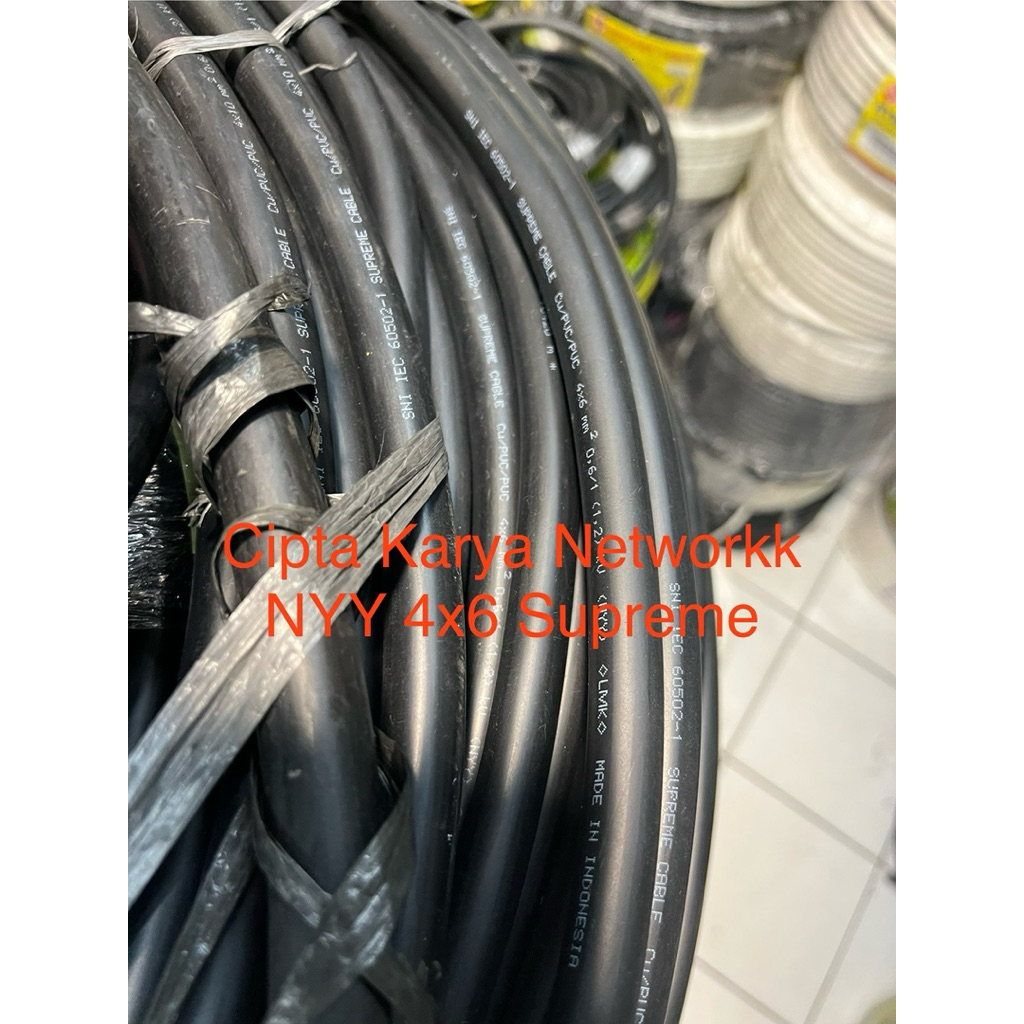 Kabel Supreme NYY 4x6 50m 100m / NYY 4x6 mm Tufur Supreme / NYY 4x6mm Supreme