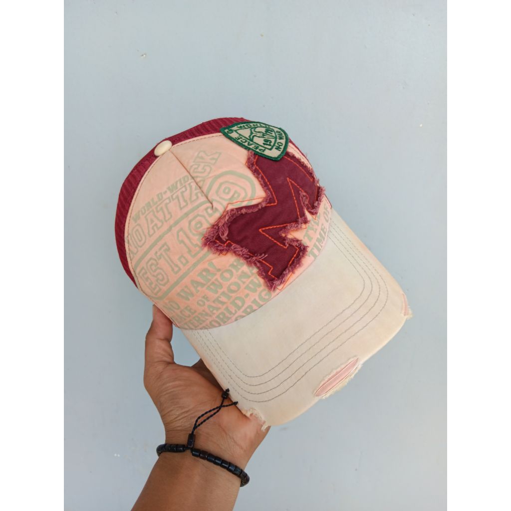 Topi Jaring Logo M