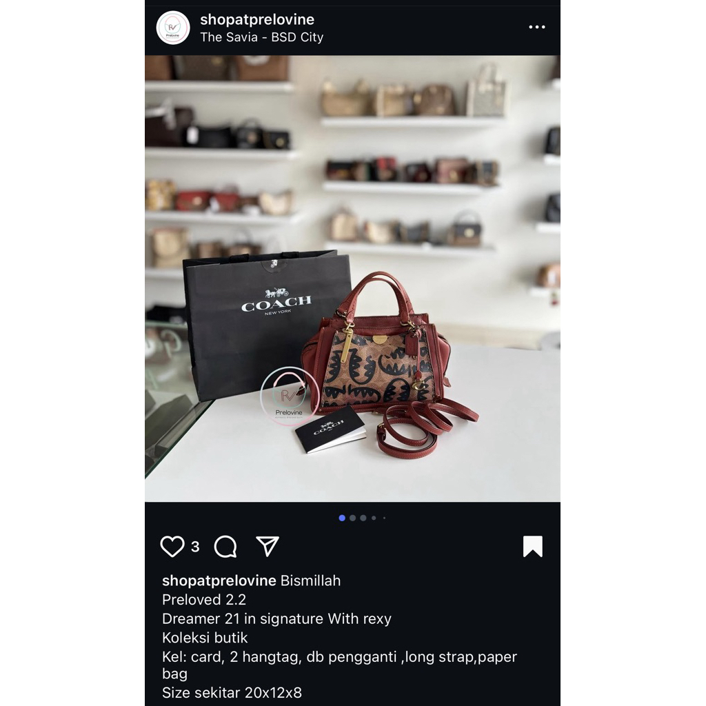 dreamer 21 in sign with rexy butik Preloved