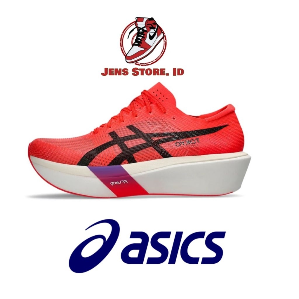 Sepatu Running ASICS Meetaspeed SKY Tokyo Red white Running Shoes