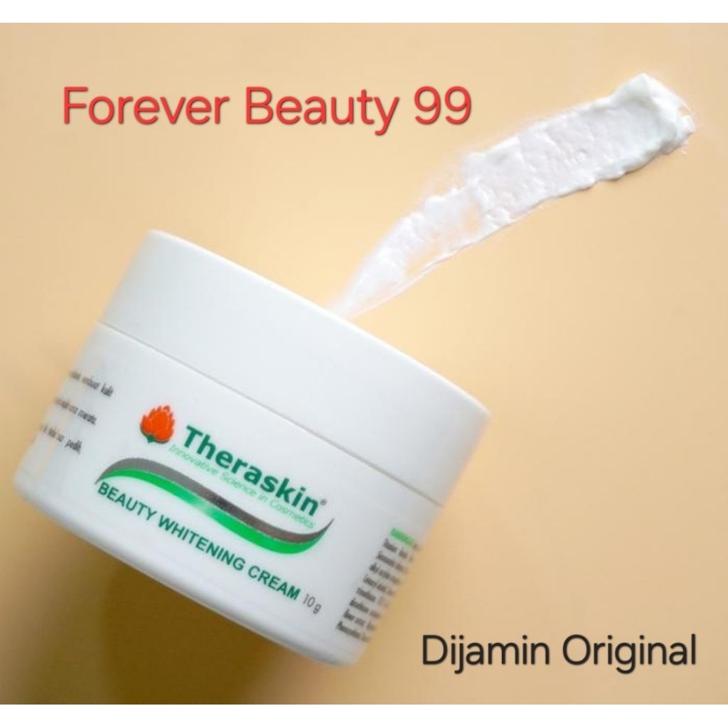 Theraskin Beauty Whitening Cream - krim malam pemutih glowing aman bumil busui BPOM