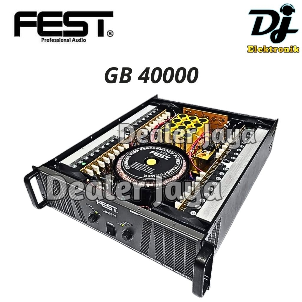 Power Amplifier Fest GB 40000 / GB40000 - 2 channel