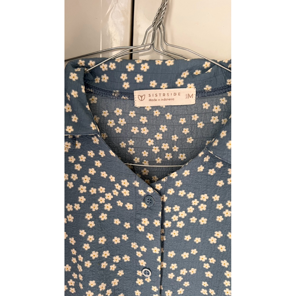 preloved sistrside gamis motif bunga