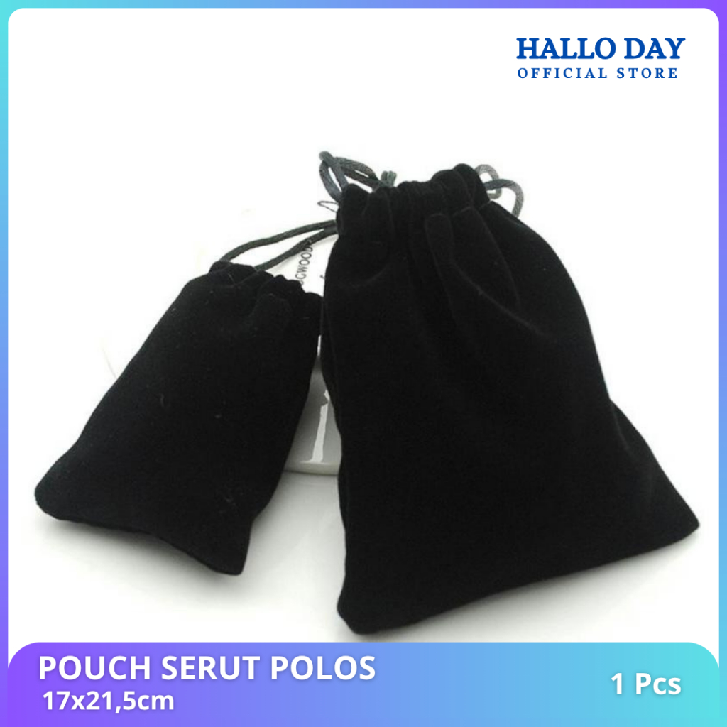 HD Travel Pouch Organizer Serbaguna Tas Serut Kosmetik Polos Pouch Serbaguna