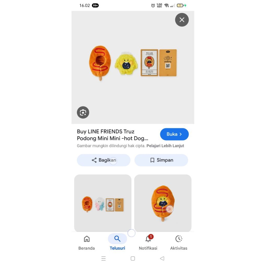 Truz Line Friends Snack Doll Podong | Treasure Truz