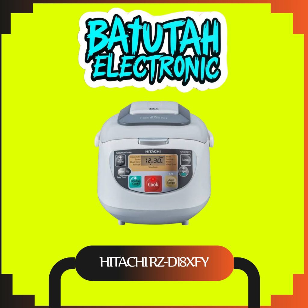 Hitachi RZ-D18XFY white RICE COOKER 1.8 LITER