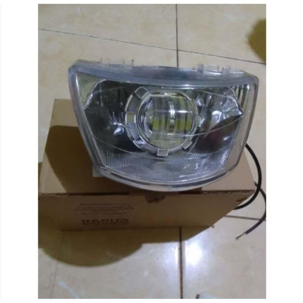 Reflektor Lampu Depan Fizr F1ZR Vega R Lama Plus Proji 2 Mata