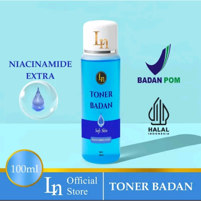 ECER SATUAN TONER BADAN MENCERAHKAN|Toner Badan Kelupas Pembersih Daki Segel Luar Dalam[BONUS KAPAS]