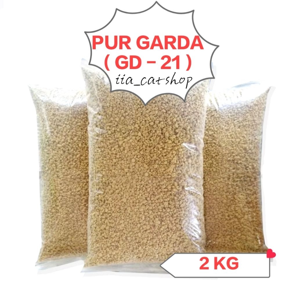 [2 KG] Pur Garda GD21 GD-21 Pakan Ayam Komplit Butiran Pur Ayam Pedaging Makanan Ayam Kate Serama Bu