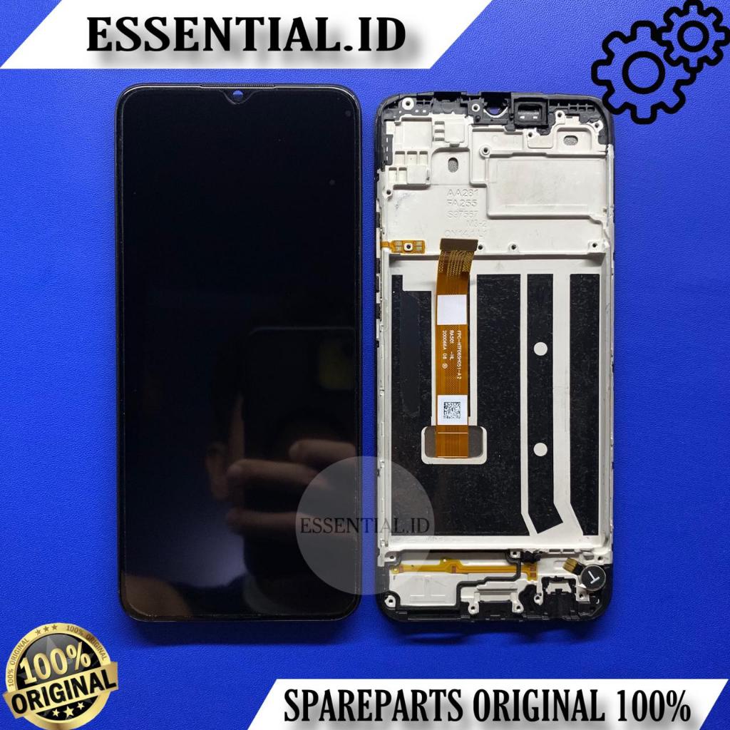 LCD TOUCHSCREEN FULLSET FRAME OPPO A15 ORIGINAL COPOTAN