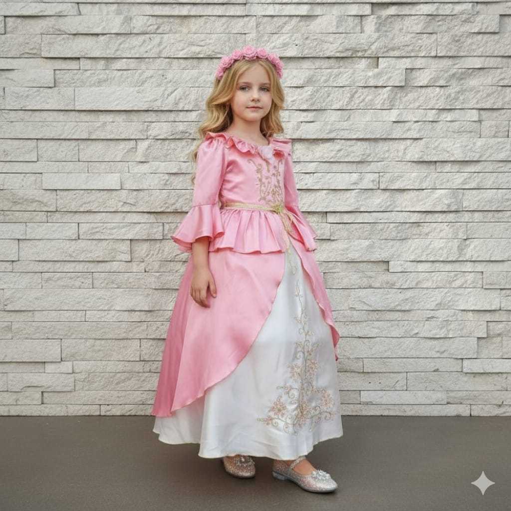 baju princess anak perempuan | gaun princess anak perempuan | dress princess anak perempuan | disney