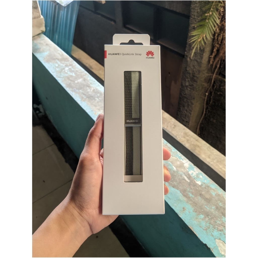 Strap huawei original watch fit series (Nylon green) / strap smartwatch huawei watch fit / barang ba