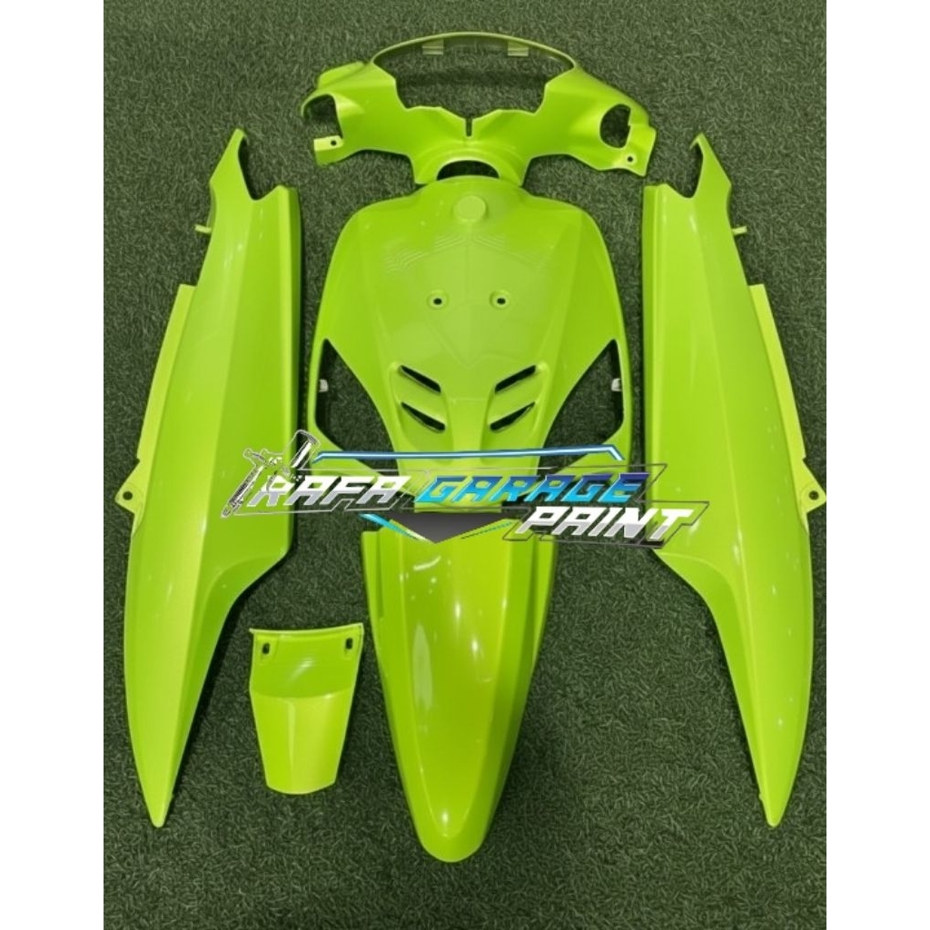 Full Body Alus Yamaha Mio Sporty Hijau Stabilo Lembayung Gold