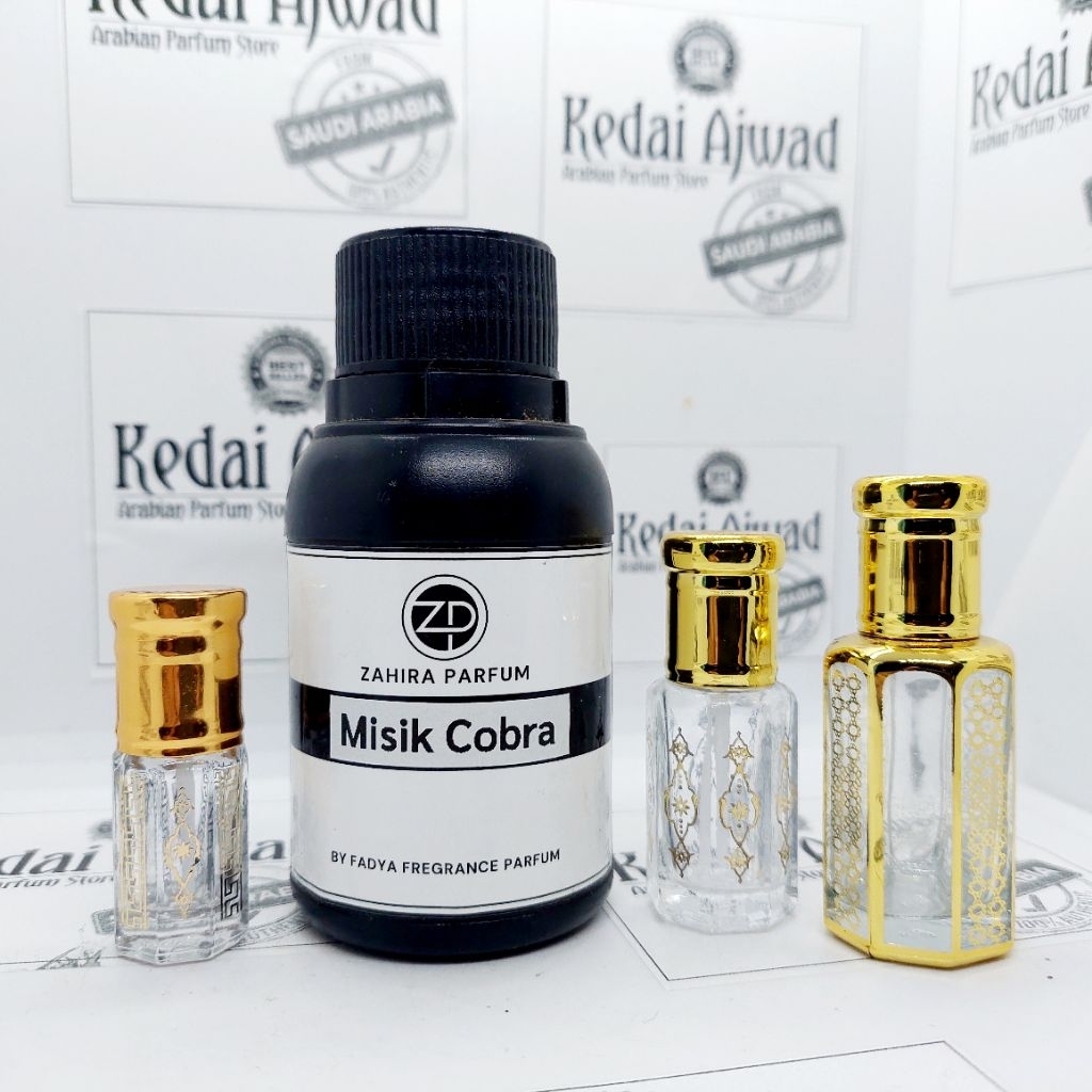 Parfum Misk Cobra | Minyak Wangi Misik Cobra Bibit Murni 100% Tanpa Campuran