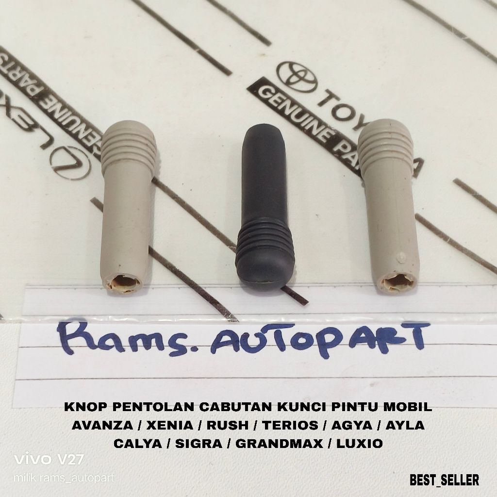 Knop Pentolan Cabutan Kunci Pintu Mobil Avanza Xenia Rush Terios Grandmax Luxio Calya Sigra Agya Ayl
