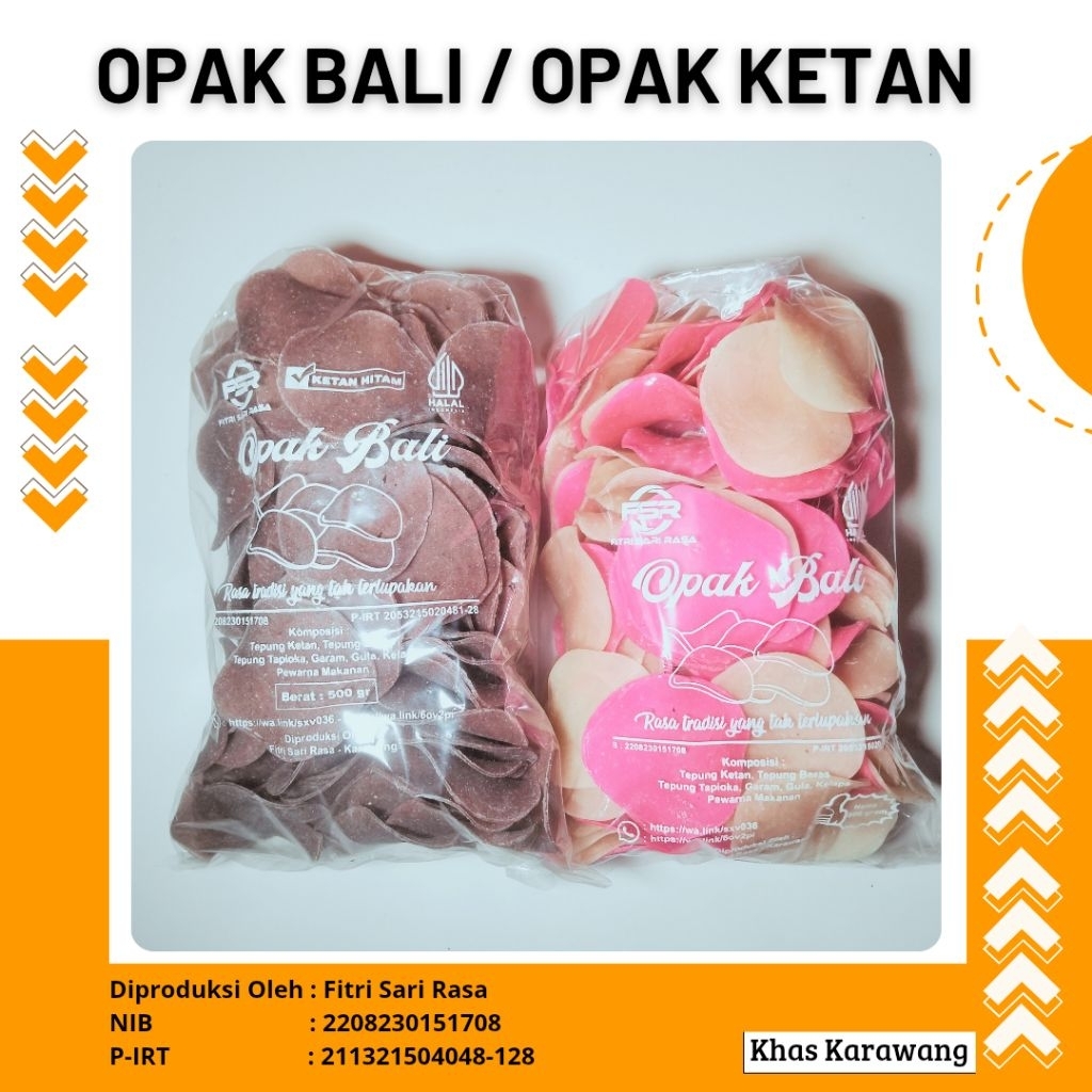 Opak Bali Ketan Asli Khas Karawang| H. Ardi