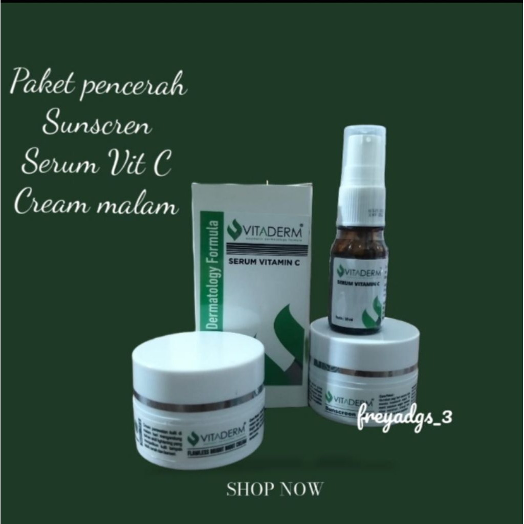 paket ekonomis pencerah vitaderm