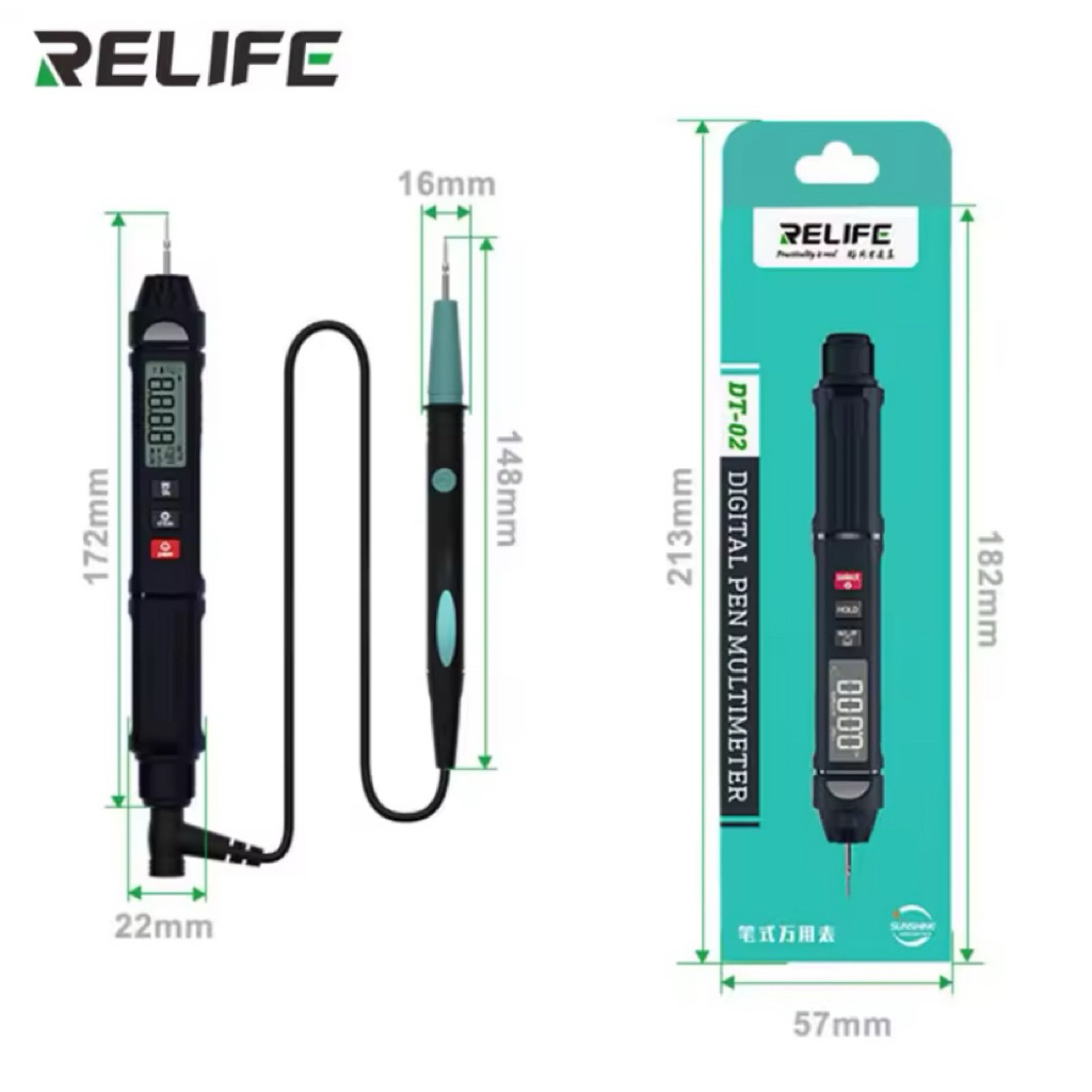 Smart Pen-type Multimeter Multitester Digital AC / DC Voltage RELIFE DT-02