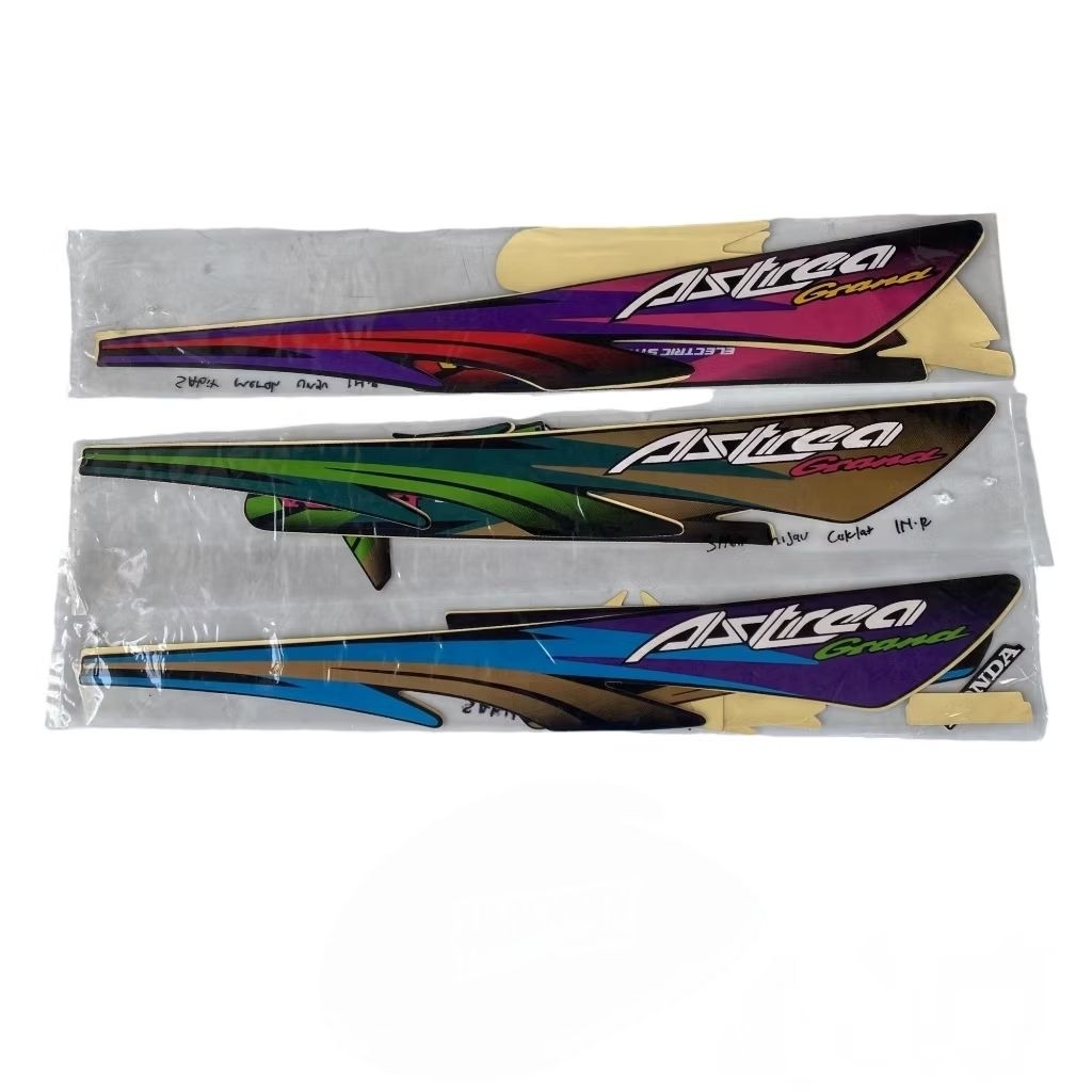 STRIPING STIKER LES POLET BODY MOTOR HONDA ASTREA GRAND SABIT LEGENDA IMPRESSA TAHUN 1997 STANDAR OR