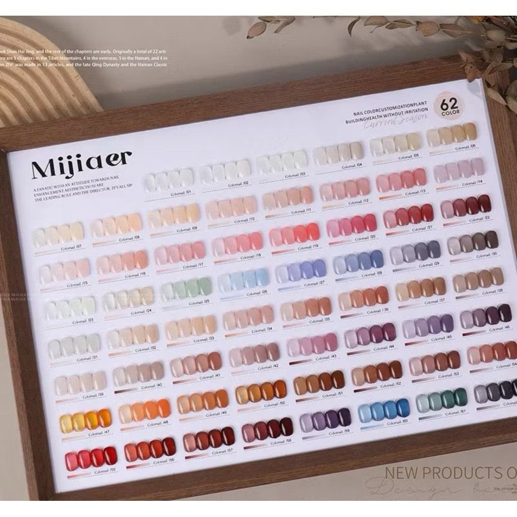 READY STOK MIJIAER 62 WARNA JELLY EKSKLUSIF DAPAT DISPLAY