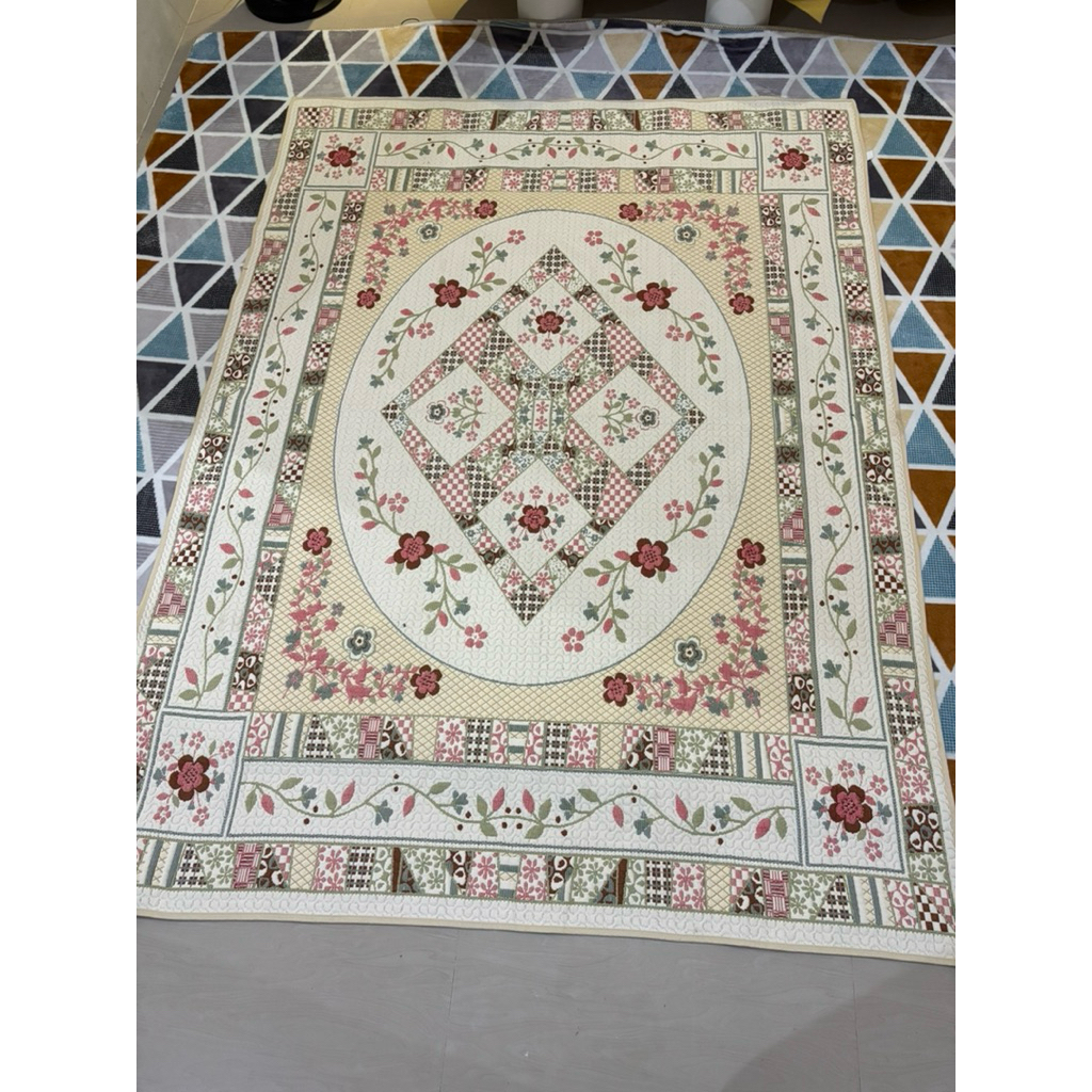 Karpet Ambal Tenun Quilting tebal Anti Slip