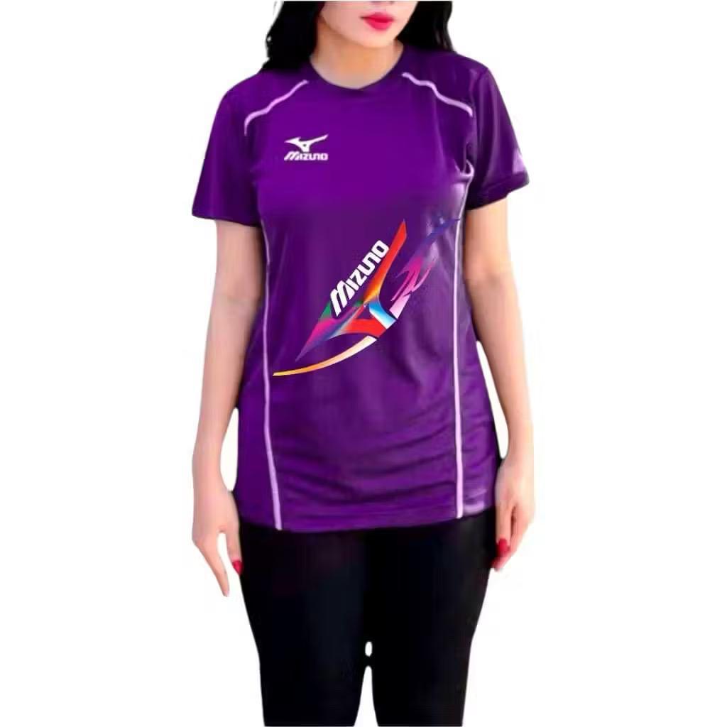 Baju Olahraga Wanita Lengan Pendek Dry-Fit || Kaos Olahraga Wanita Fit Dry-Fit Aerobic