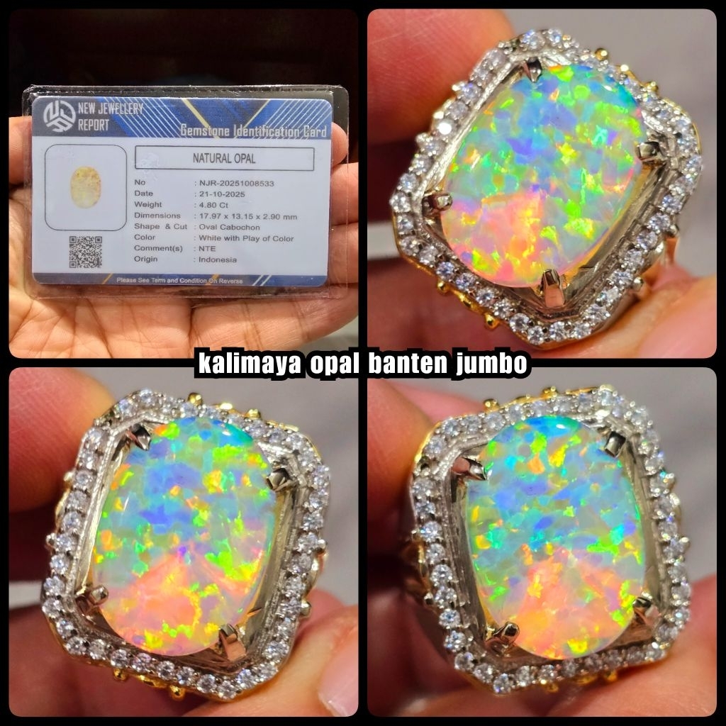 batu permata kalimaya opal banten super kristal ( NTE )