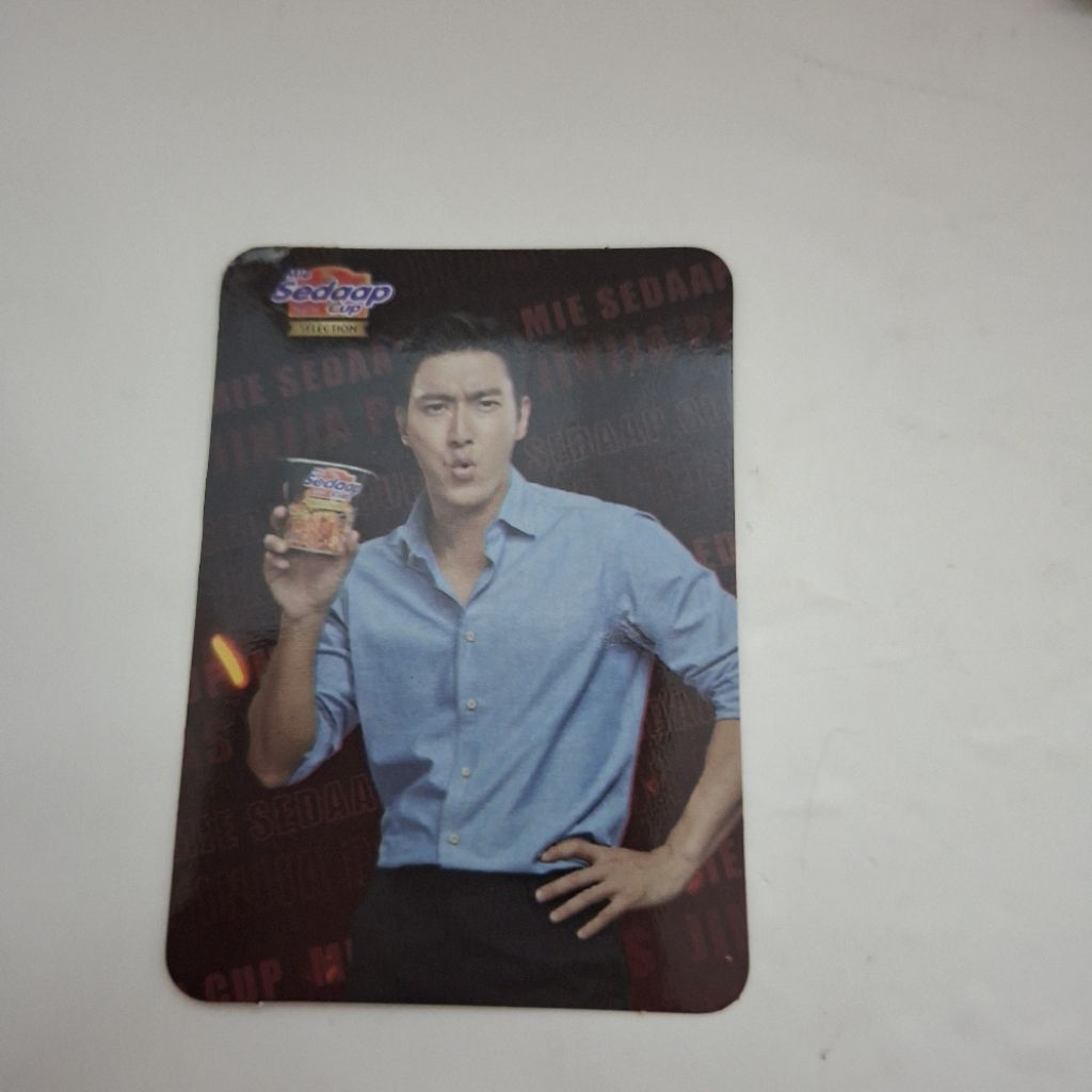LIMITED EDITION: Photocard (PC) Siwon mie Sedaap Cup