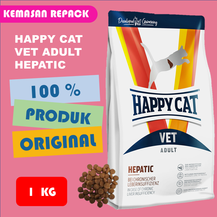 HAPPY CAT VET ADULT HEPATIC KEMASAN 1 KG