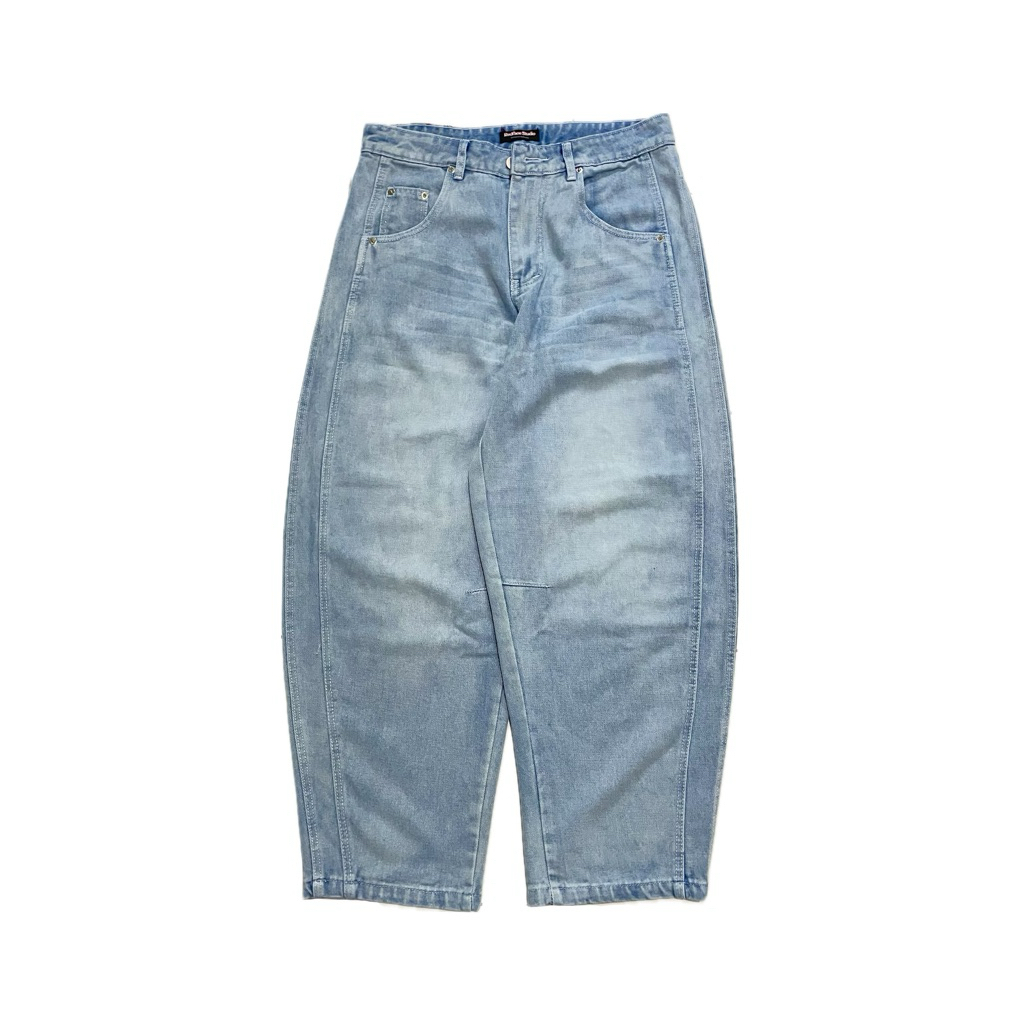 BARREL PANTS DENIM - UNISEX - BLUE OCEAN - REDFACE WORLD