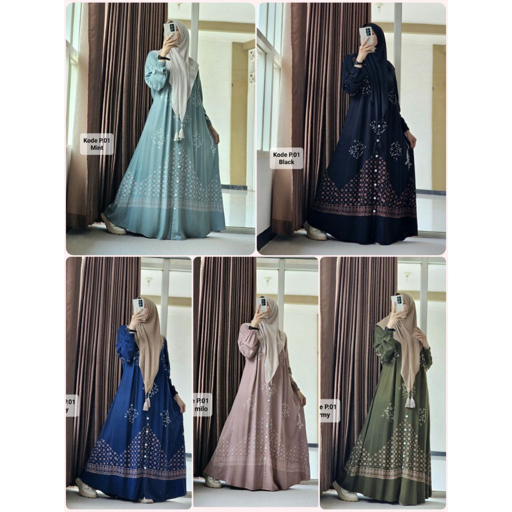 LIMITED EDITION Elzeima Dress | Twill Elzeima | Gamis Elzeima Original | Gamis Terbaru Elzeima
