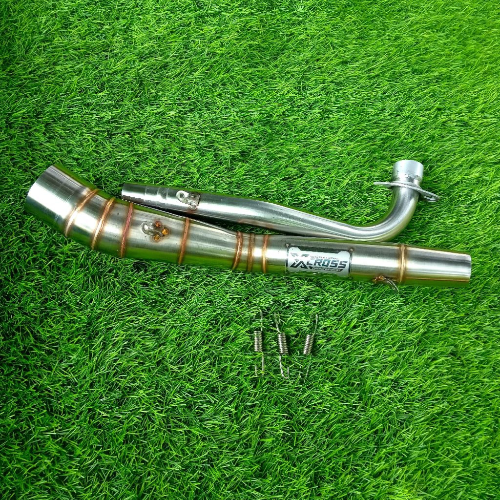 leheran knalpot smash grand jupiter vega supra fit shogun inlet 50mm