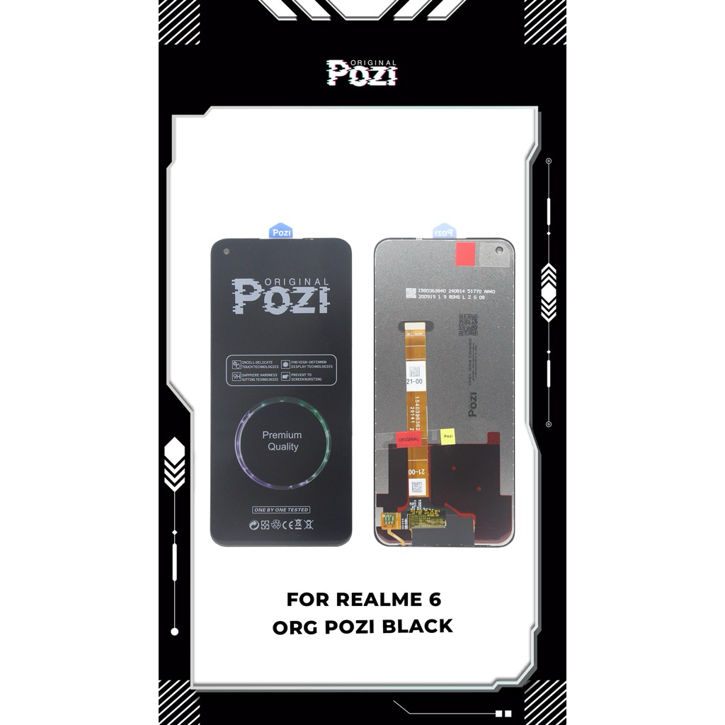 LCD OPPO REALME 6 ORG POZI BLACK+TS /REALME 6S/REALME 7/REALME NARZO 20 PRO/REALME NARZO 30 4G