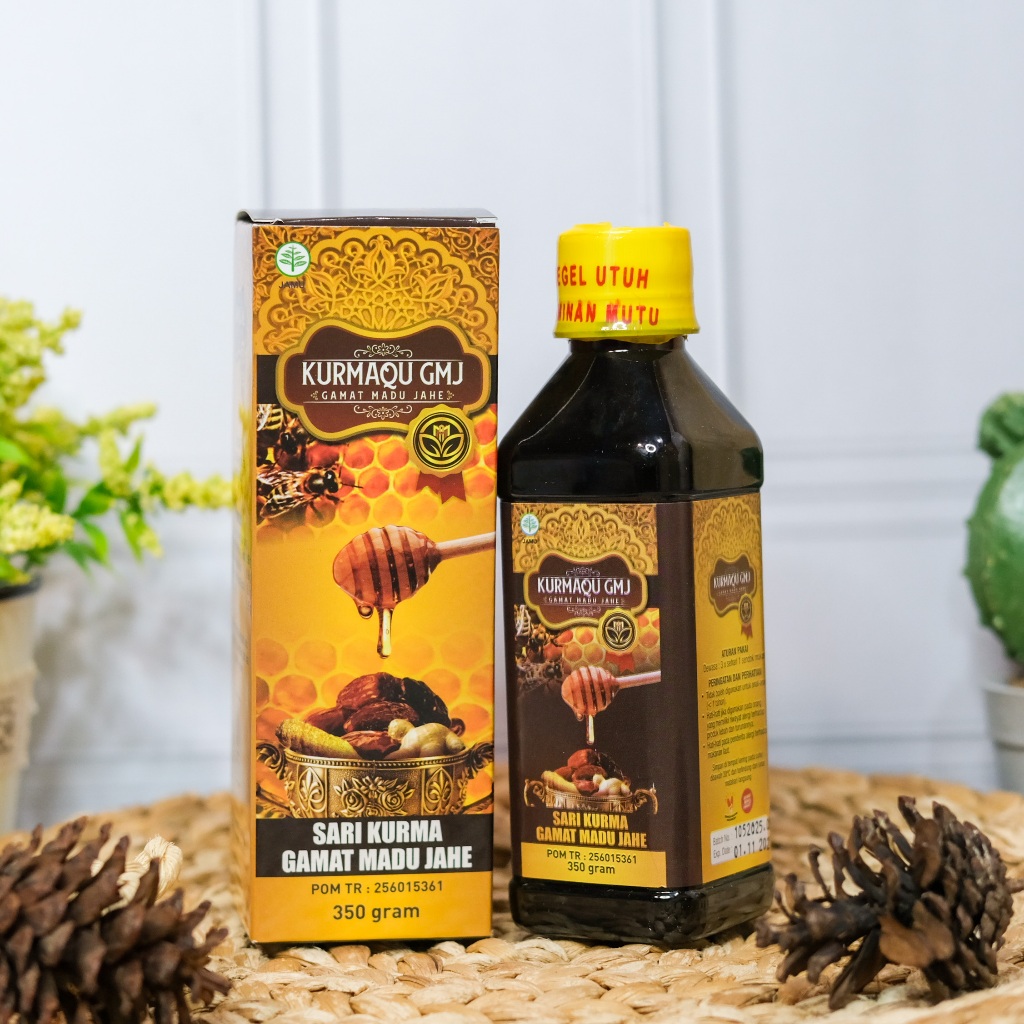 KURMAQU Sari Kurma dan Madu 100% ASLI Isi 350 Gram | Suplemen Penggemuk Badan, Penggemuk Badan, Obat