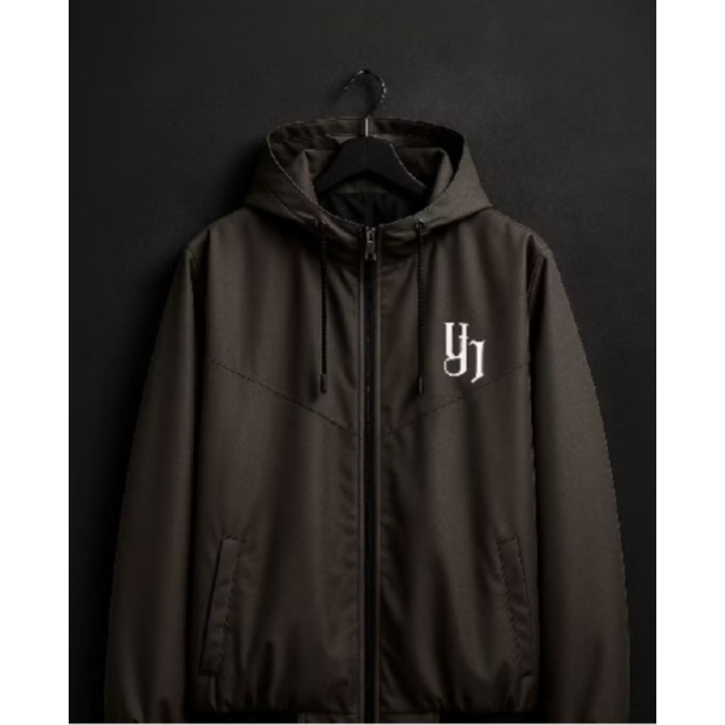 jacket parasut pria/wanita dewasa anti air, tahan angin