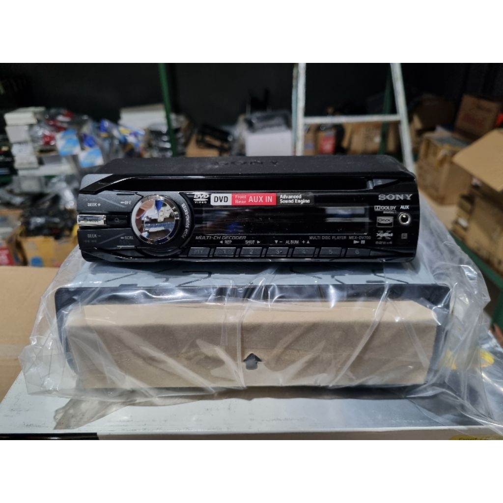 HEAD UNIT SINGLE DIN TAPE MOBIL SINGLEDIN SONY MEX-DV700