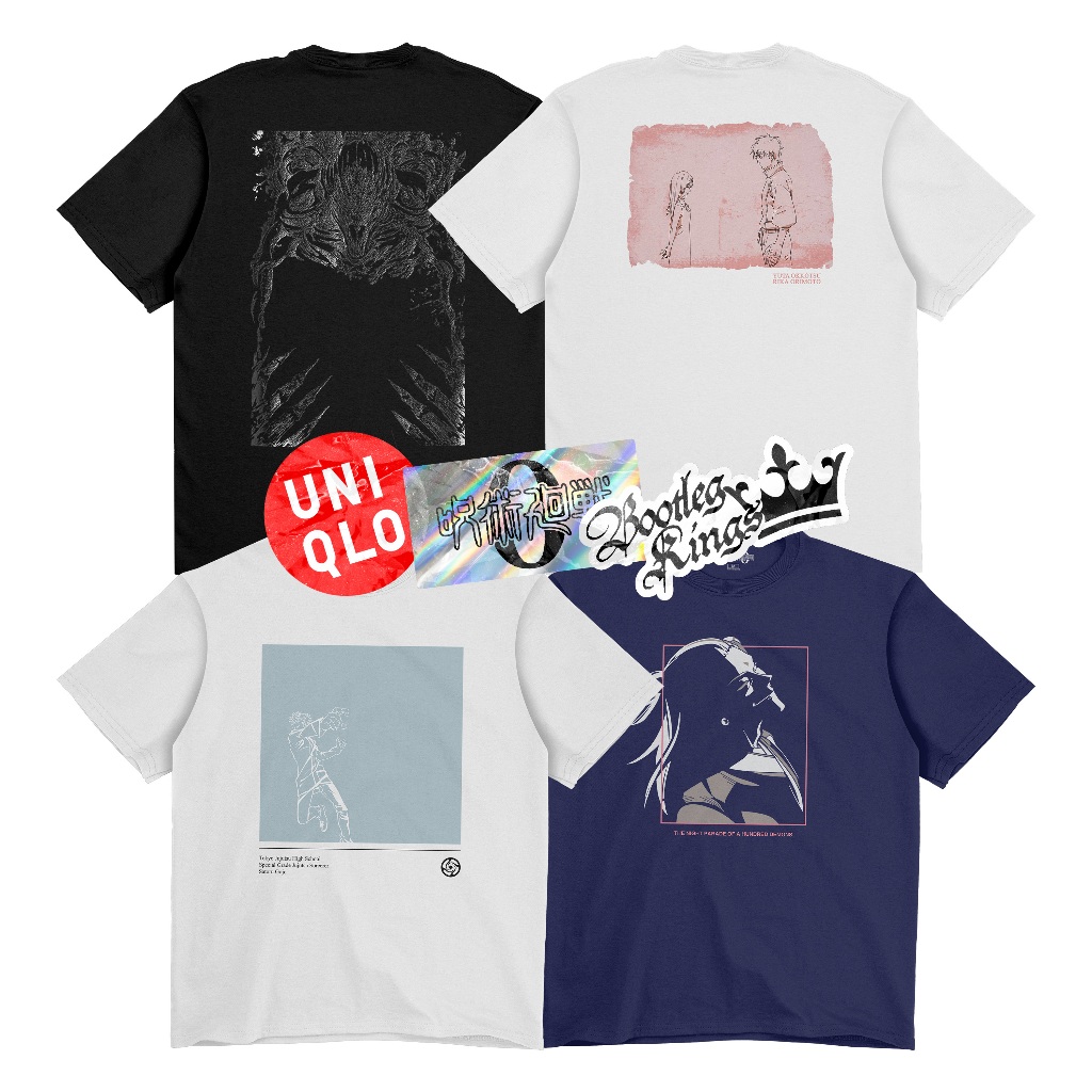 [HOT] UNIQLO X JUJUTSU KAISEN : 0 ZERO UT GRAPHIC T-SHIRT | MATERIAL 24s COTTON COMBED ASLI | SABLON