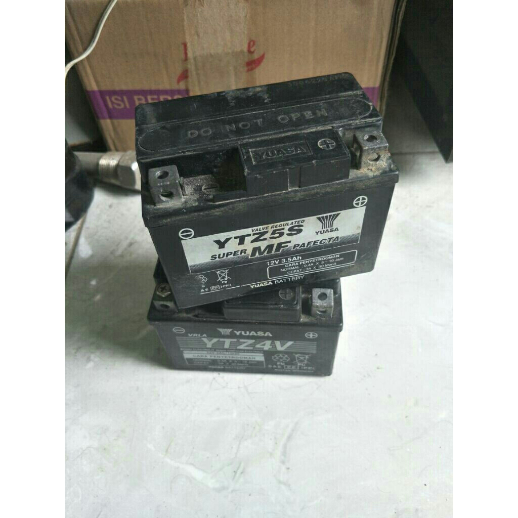aki 12v bekas original