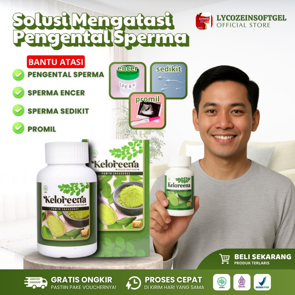 Obat Pengental Sperma Encer Penyubur Pria Mani Encer Sperma Kosong Promil Ejakulasi Dini