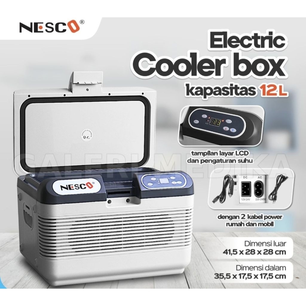 Nesco Cooler Box 12 Liter AC/DC Vaksin 12L