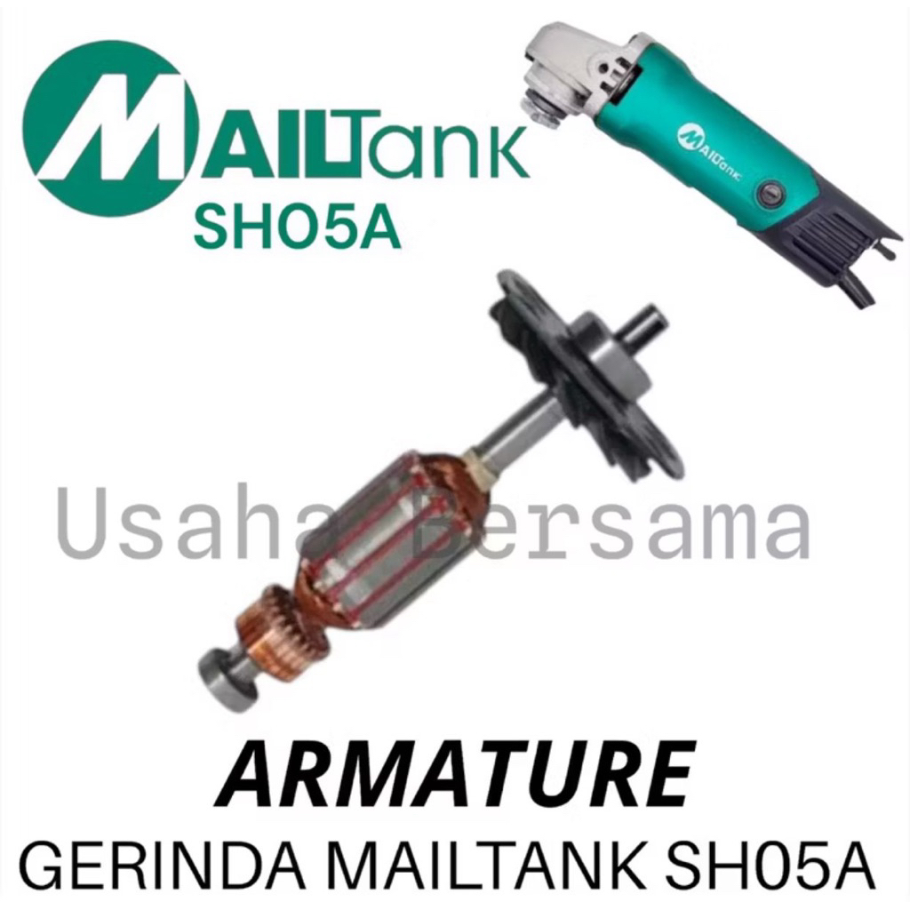 ARMATURE GERINDA MAILTANK SH05A ROTOR GERINDA SH05 MAILTANK SH 05 A SPAREPART ANGKER TEMBAGA SH 05