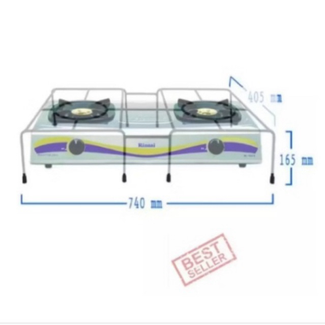 Tatakan Jagrak Kompor rinai 2 Tungku