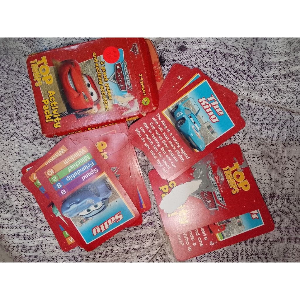 Kartu Top Trumps bertema Cars K.90