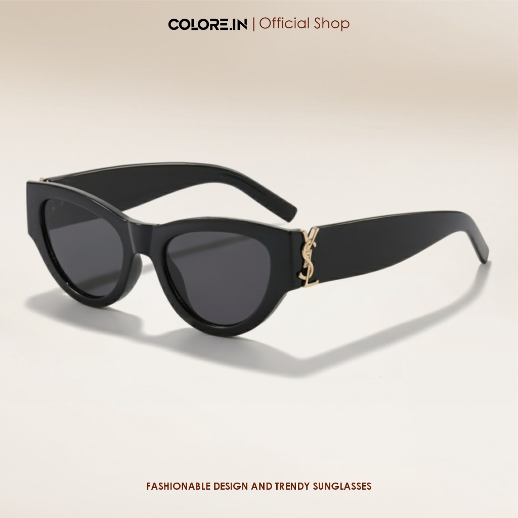 Colore In Kacamata Hitam Sunglasses Anti Silau UV400 Kacamata Hitam Terbaru Bahan PC Pria Wanita Fam