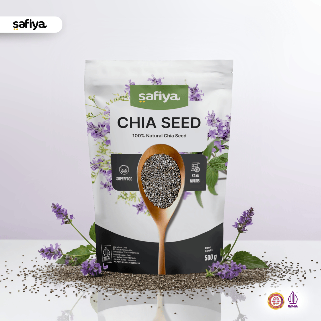 Safiya Chiaseed Organik 500 Gram Chia Seed Detox Premium